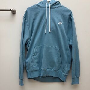 Nike Men's Light Blue Hoodie